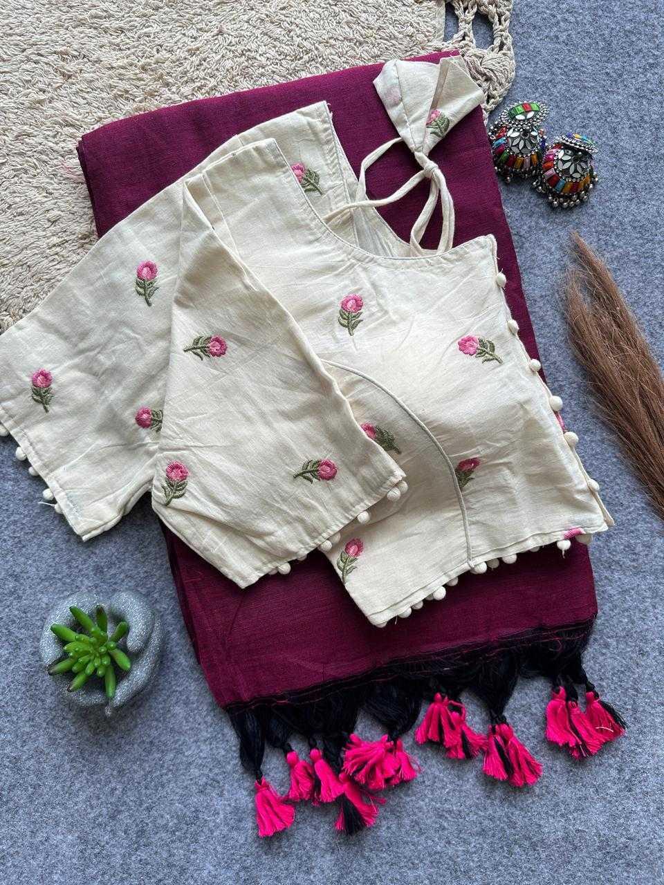 YNF Wholesale Khadi Cotton Designer Blouse | Surat Manufacturer