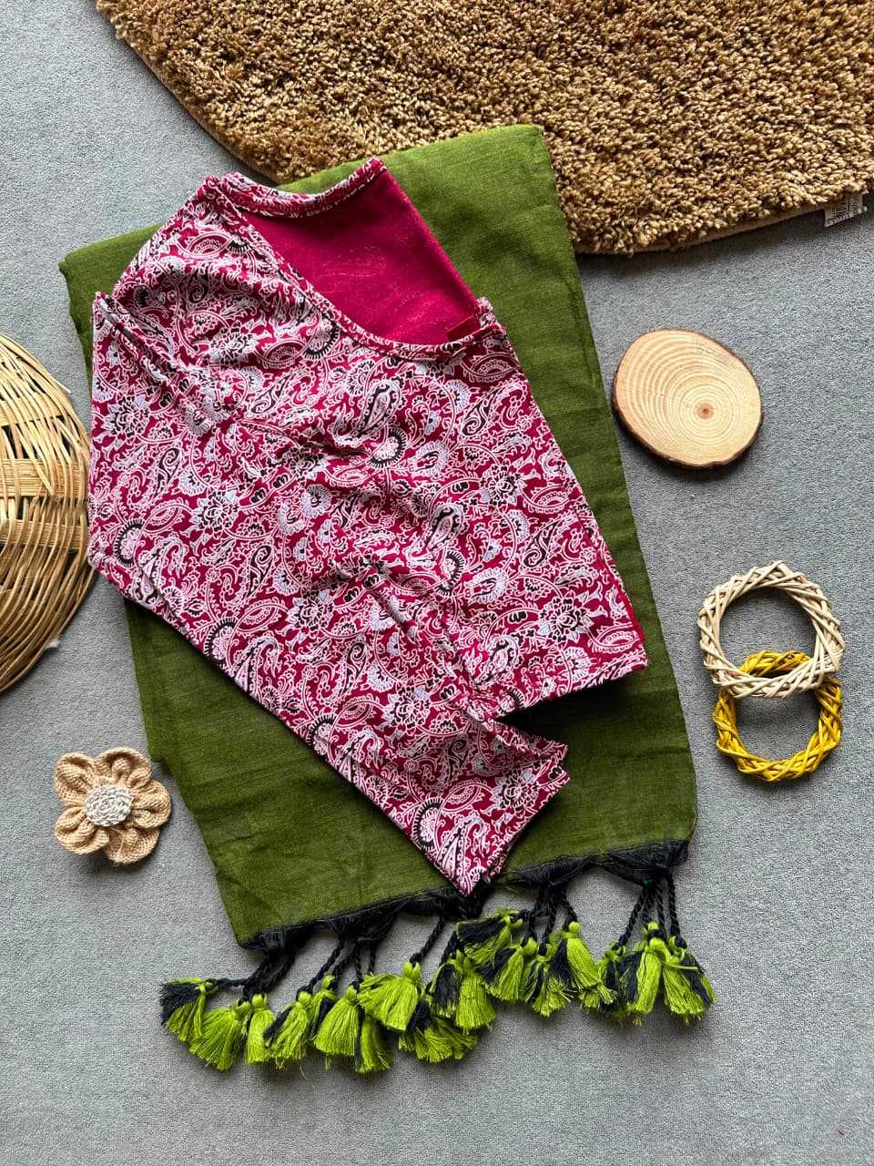 YNF Wholesale Khadi Cotton Designer Blouse | Surat Manufacturer