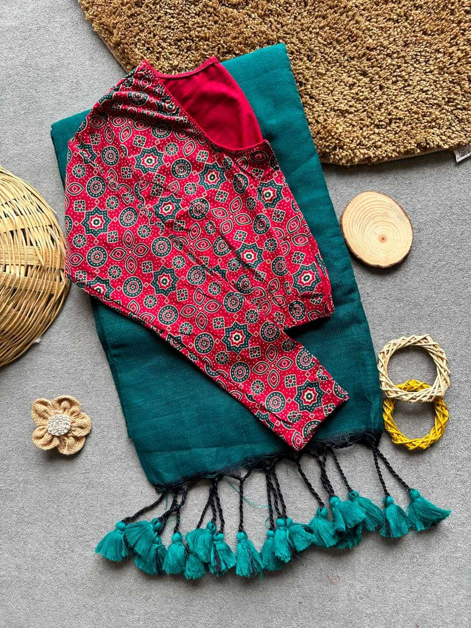 YNF Wholesale Khadi Cotton Designer Blouse | Surat Manufacturer