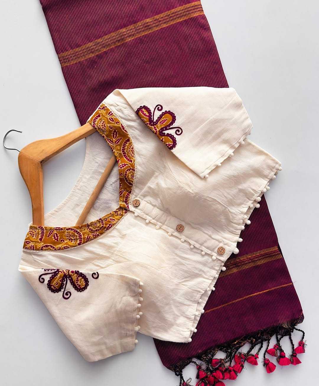 YNF Wholesale Khadi Cotton Designer Blouse | Surat Manufacturer 1