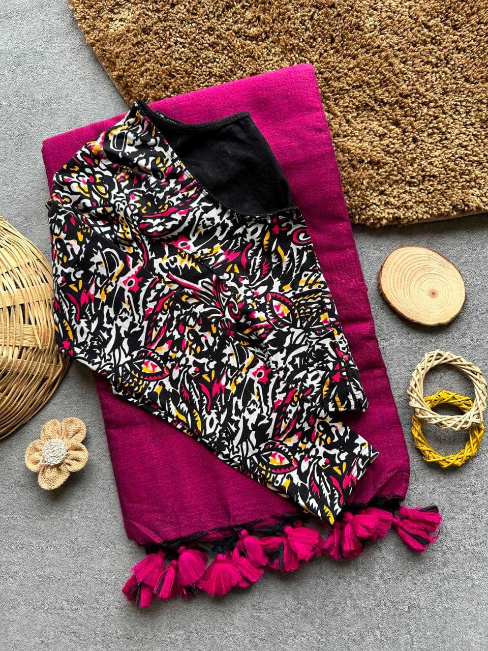 YNF Wholesale Khadi Cotton Designer Blouse | Surat Manufacturer
