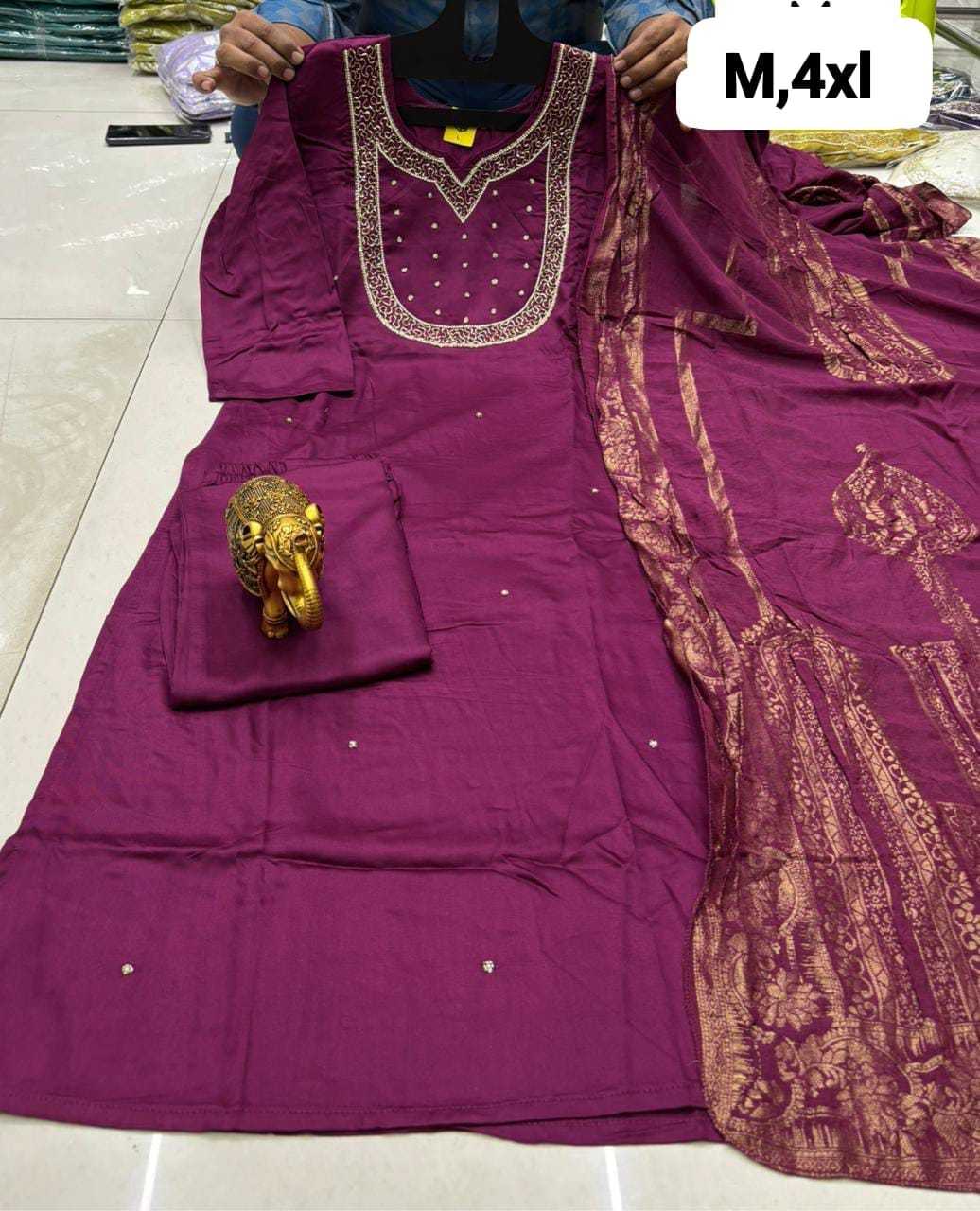 YNF Wholesale Gajji Silk Designer Kurtis ManvithaKESH147 | Surat Manufacturer