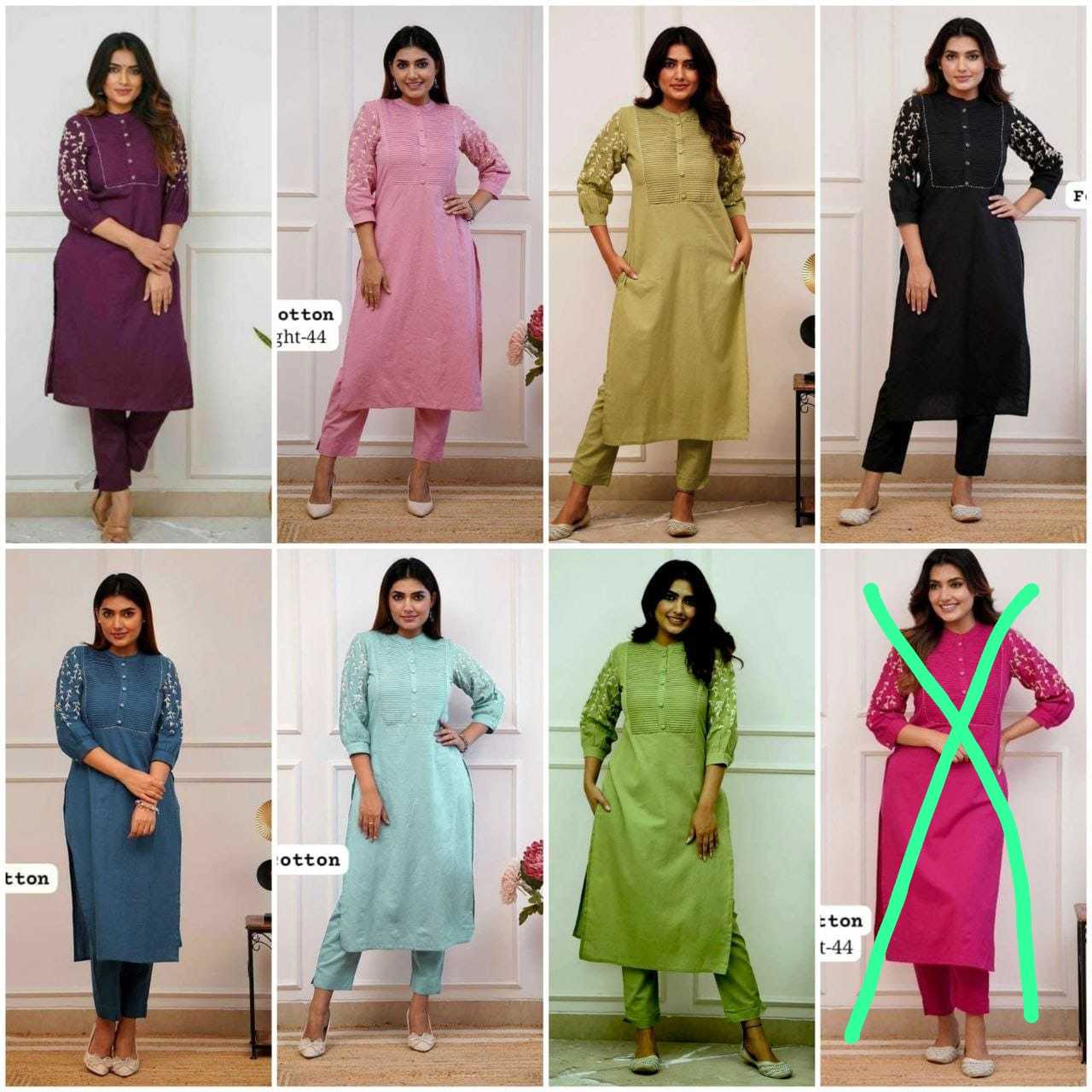 YNF Wholesale Pure Cotton Casual Kurtis | Surat Manufacturer