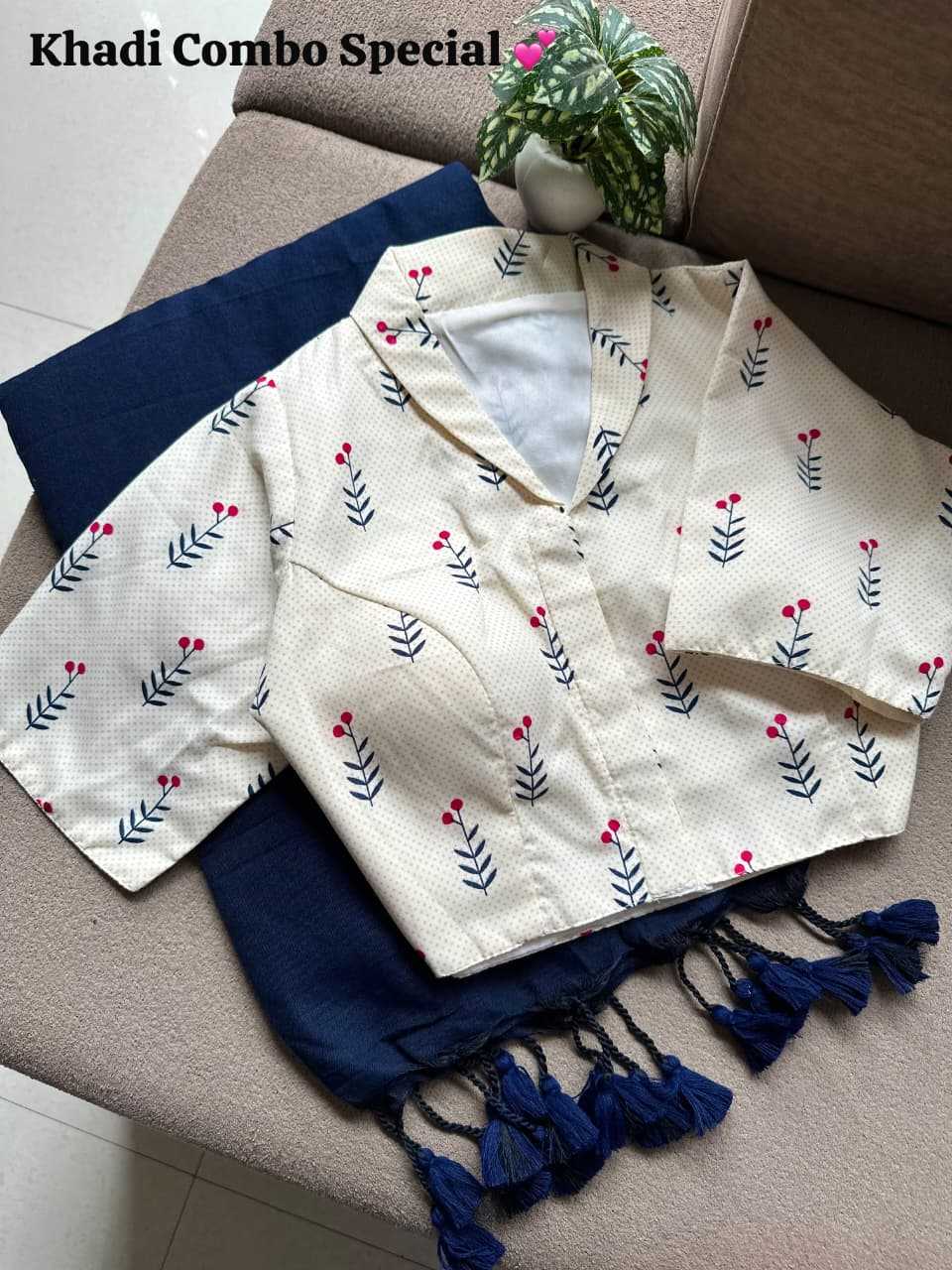 YNF Wholesale Pure Cotton Designer Blouse | Surat Manufacturer