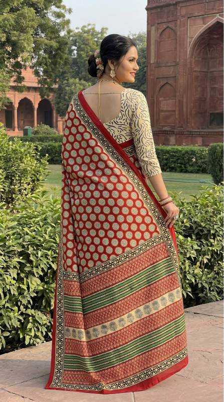 YNF Wholesale Pure Cotton Designer Sarees | Surat Manufacturer