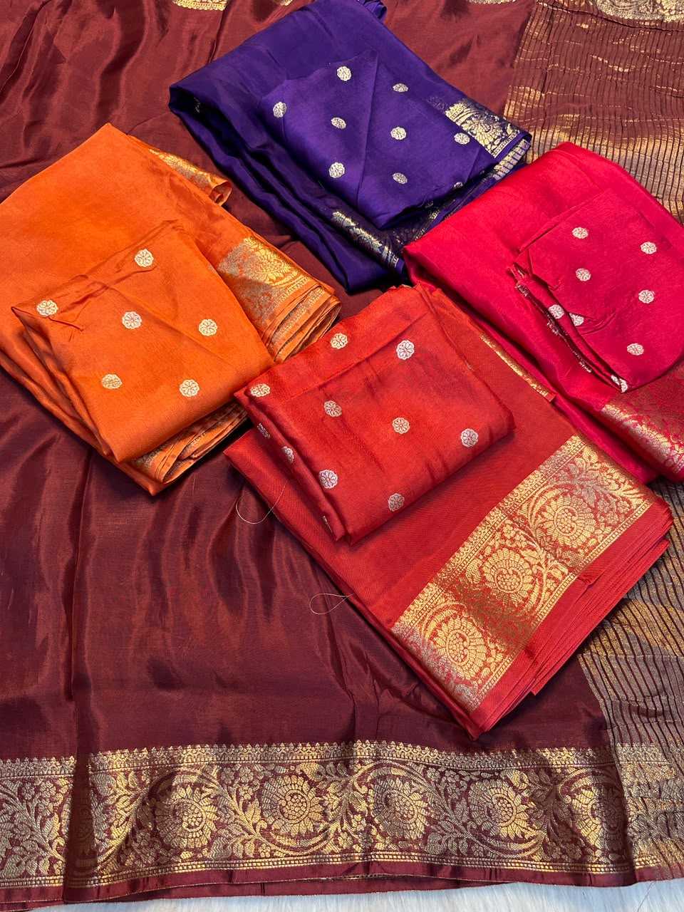YNF Wholesale Pure Crepe Designer Sarees | Surat Manufacturer
