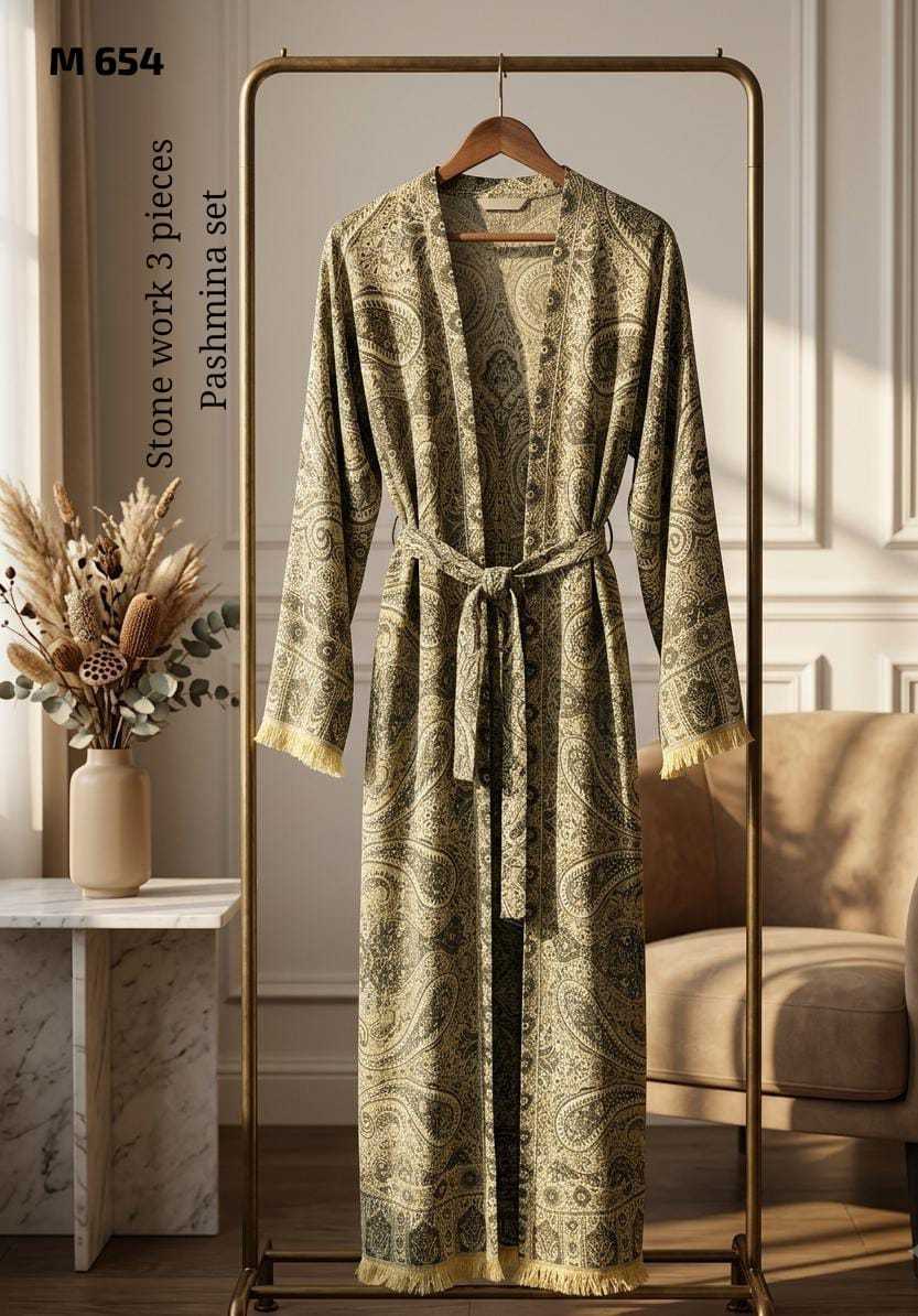 YNF Wholesale Pure Pashmina Abaya | Surat Manufacturer