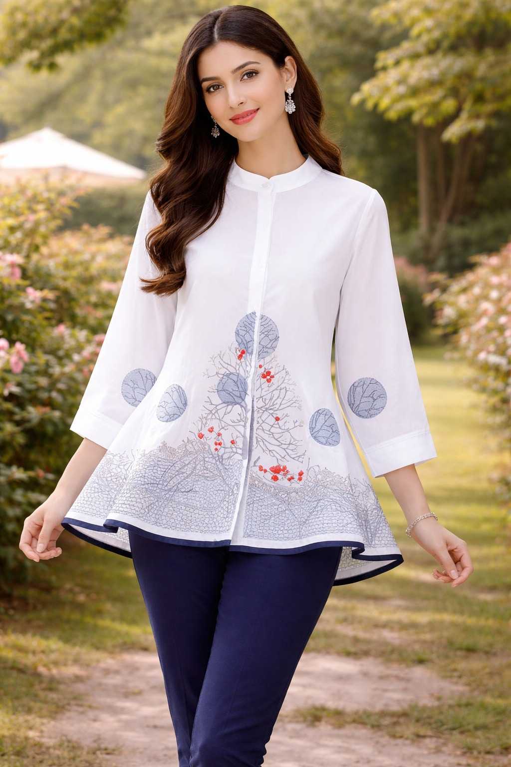 YNF Wholesale Rayon Cotton Kurtis | Surat Manufacturer