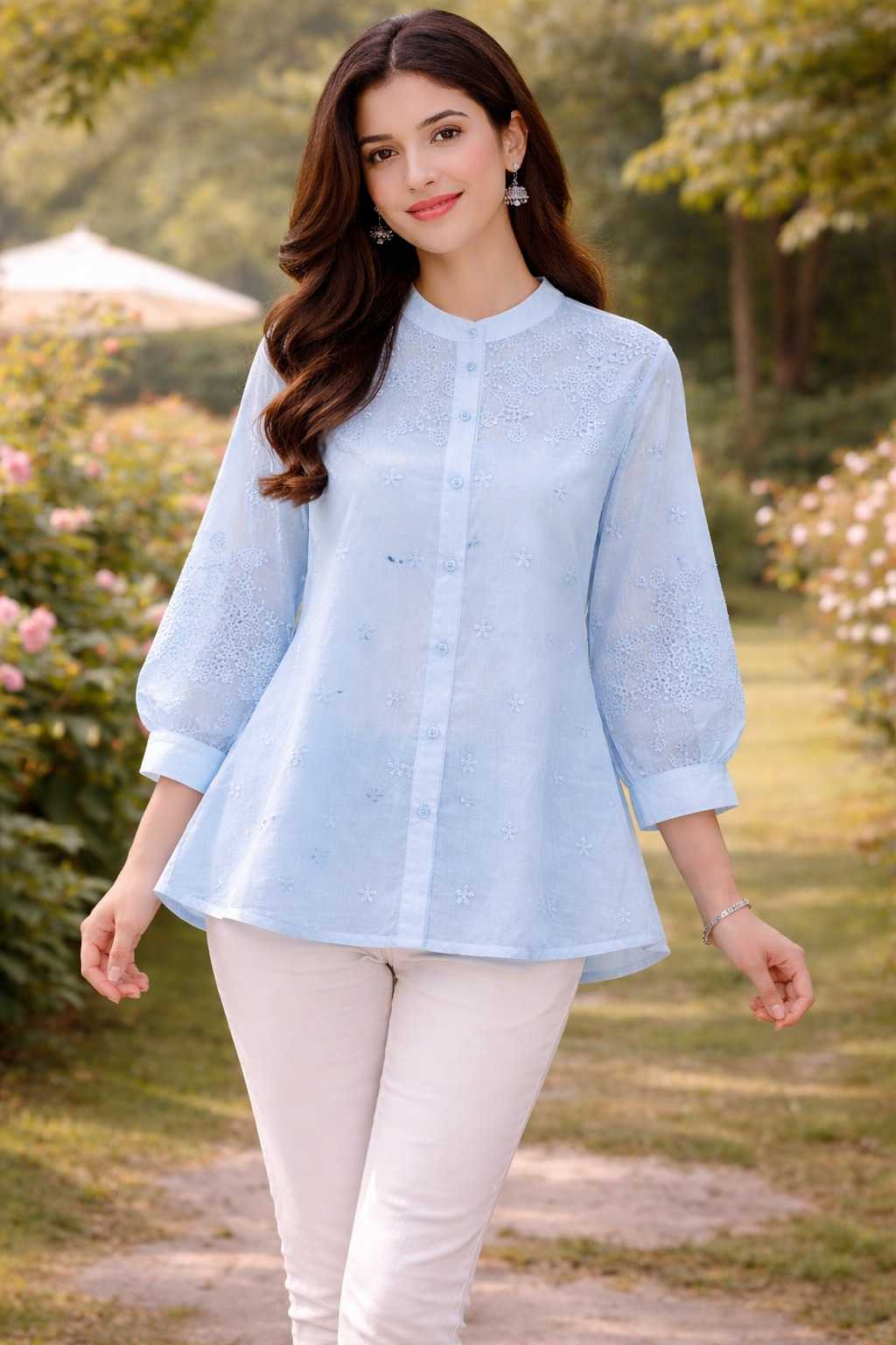 YNF Wholesale Rayon Cotton Kurtis | Surat Manufacturer