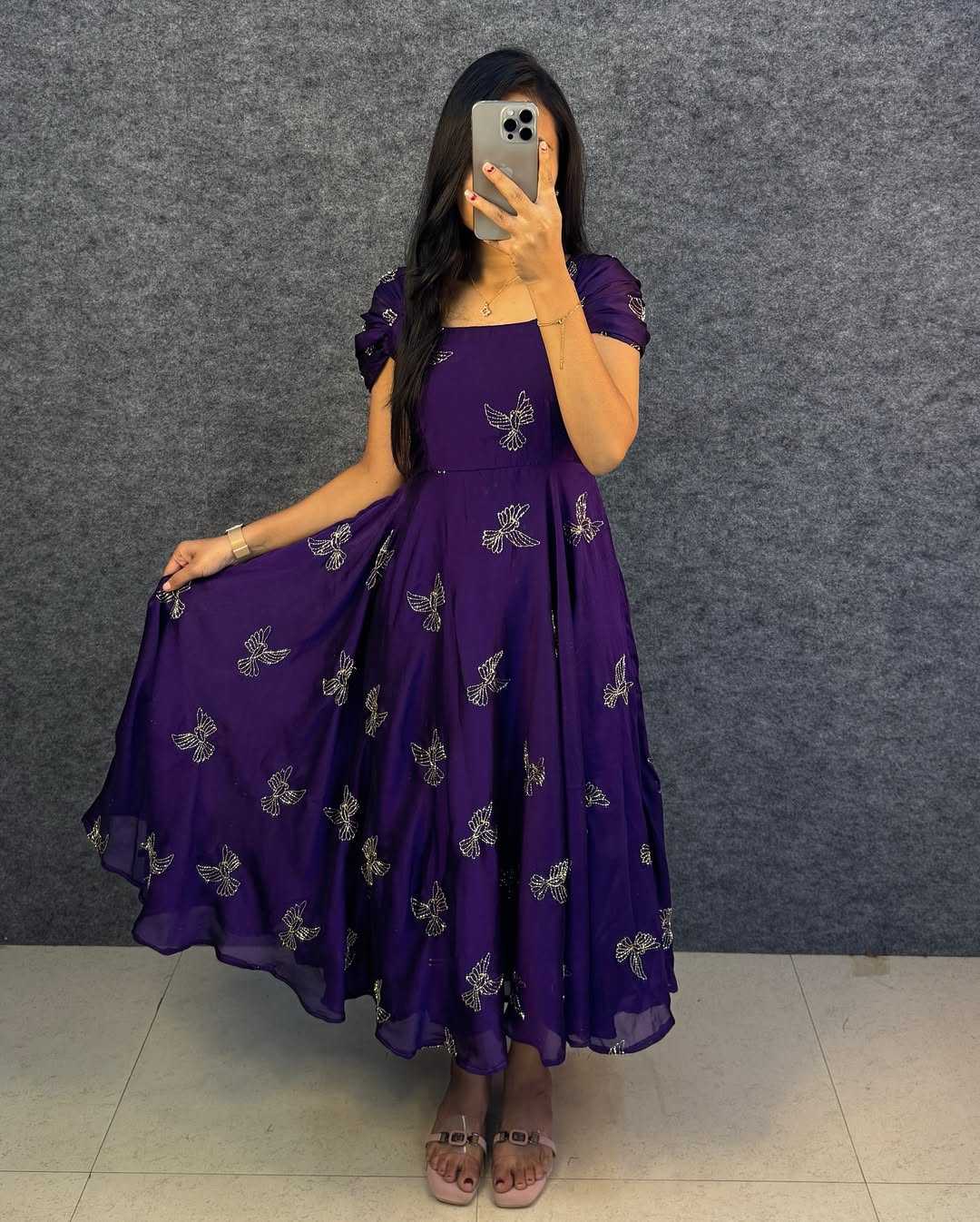 YNF Wholesale Rangoli Silk Fancy Gowns  | Surat Manufacturer