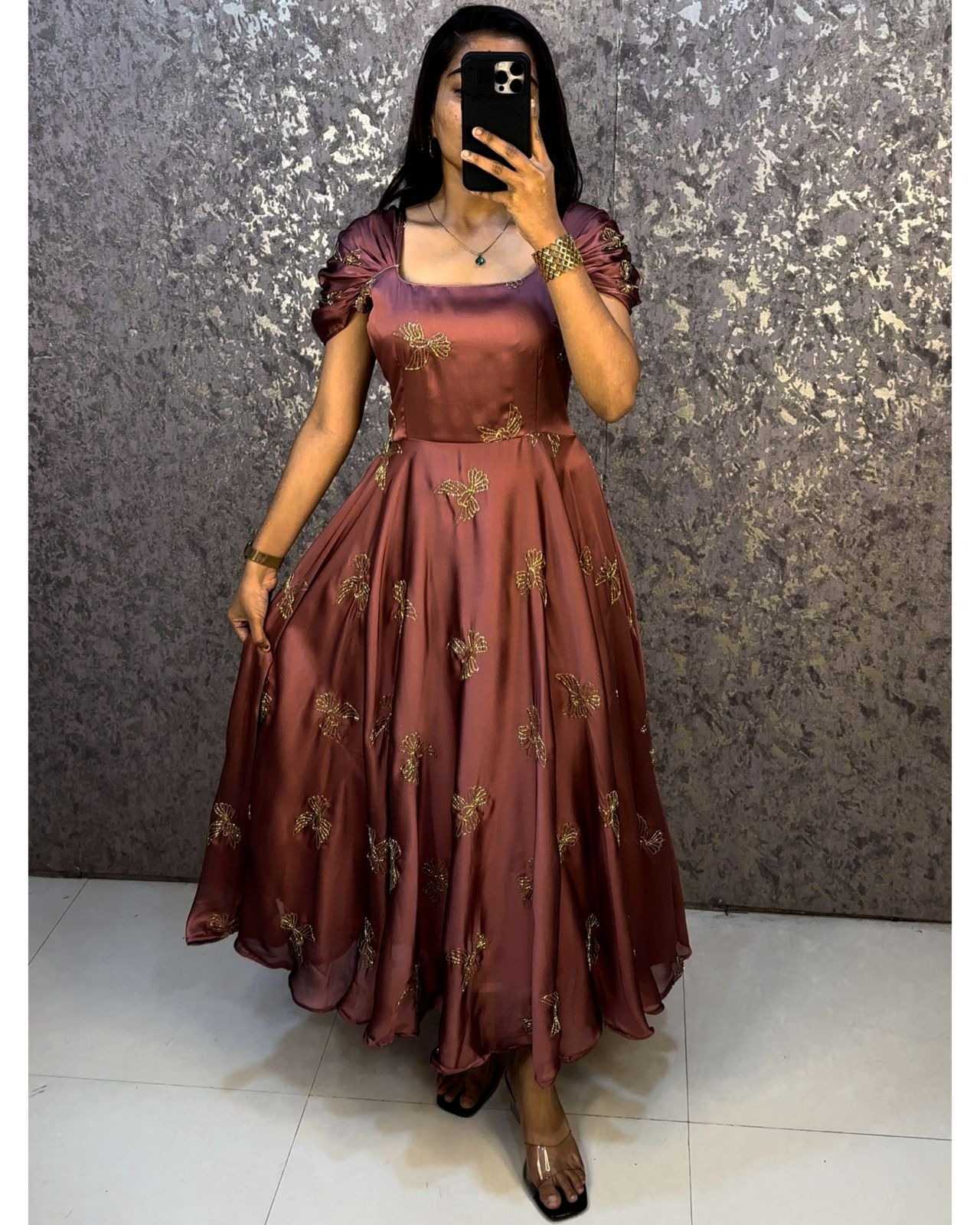 YNF Wholesale Rangoli Silk Fancy Gowns  | Surat Manufacturer