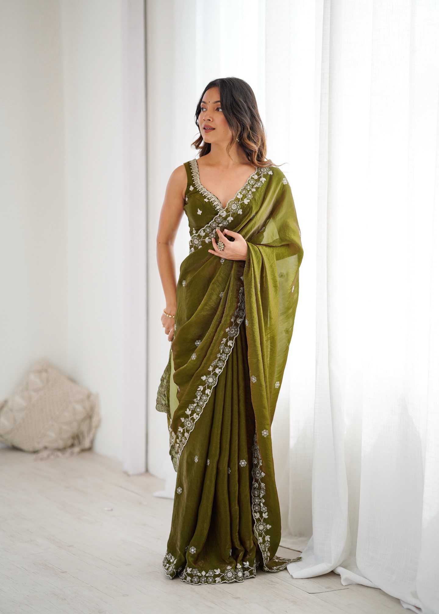 YNF Wholesale Heavy Silk Party Wear Silk Sarees  | Surat Manufacturer