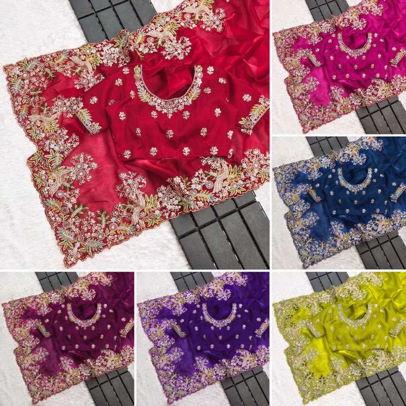 YNF Wholesale Satin Silk Soft Silk Sarees  | Surat Manufacturer