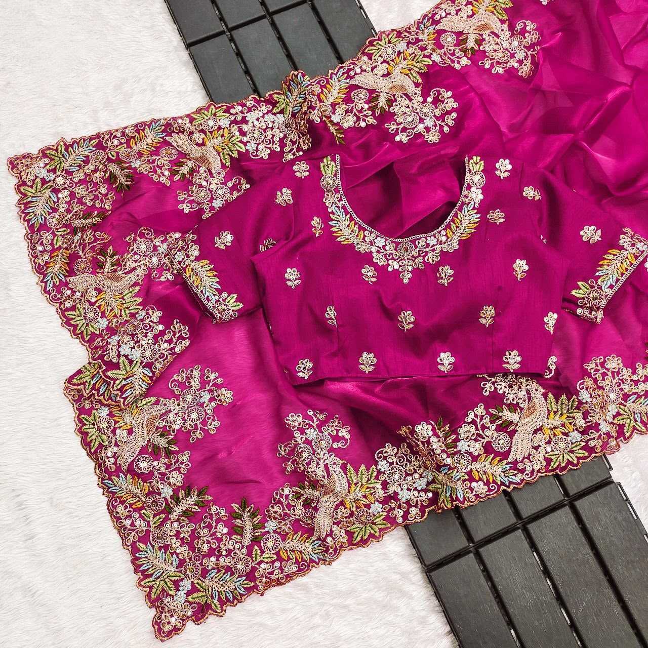 YNF Wholesale Satin Silk Soft Silk Sarees  | Surat Manufacturer