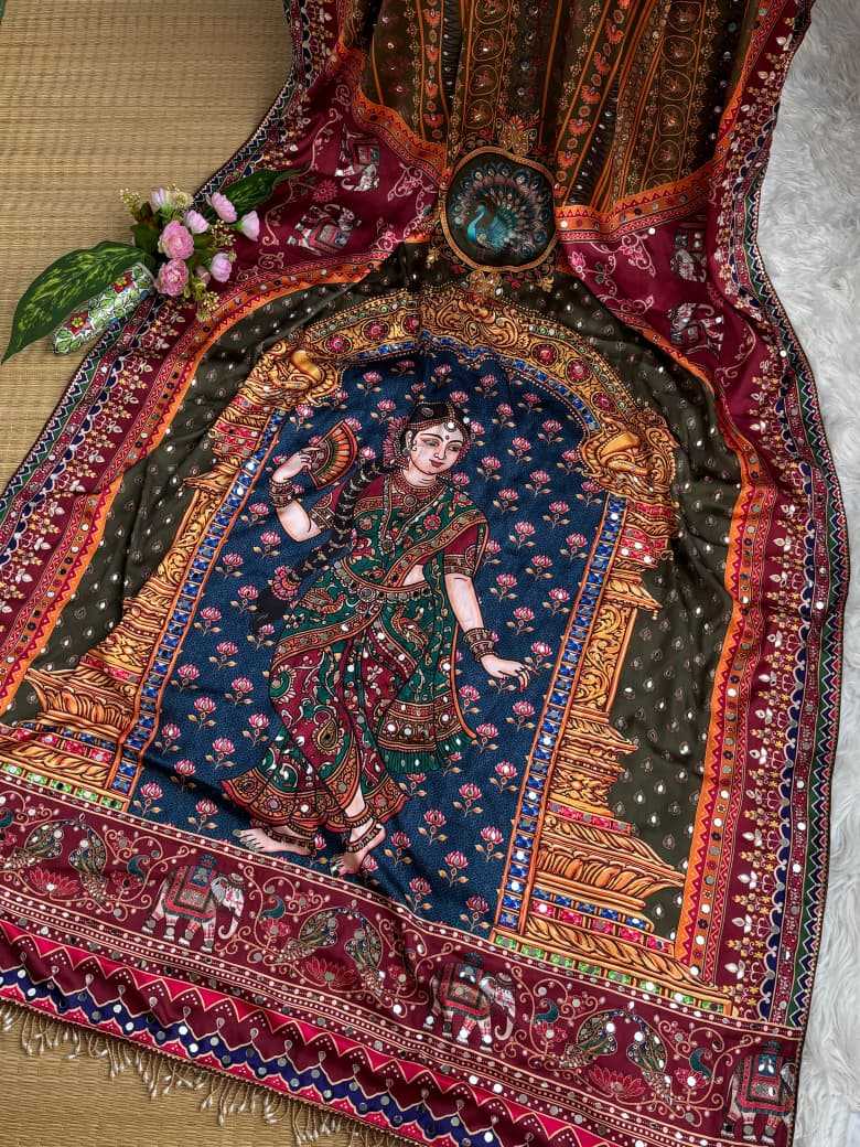 YNF Wholesale Japan Sartin Printed Sarees  | Surat Manufacturer