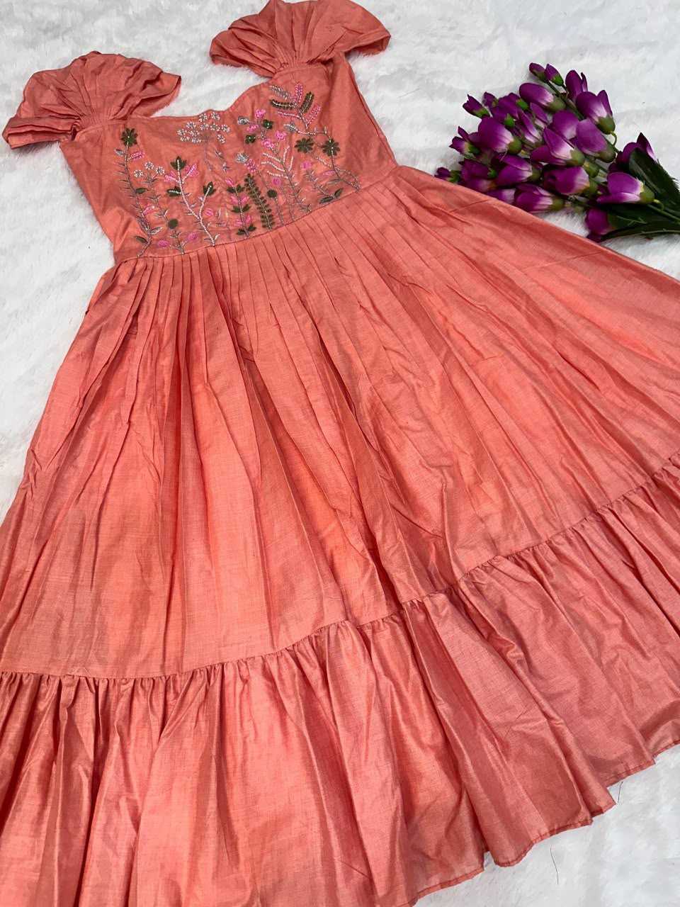 YNF Wholesale Cotton Fancy Gowns  | Surat Manufacturer
