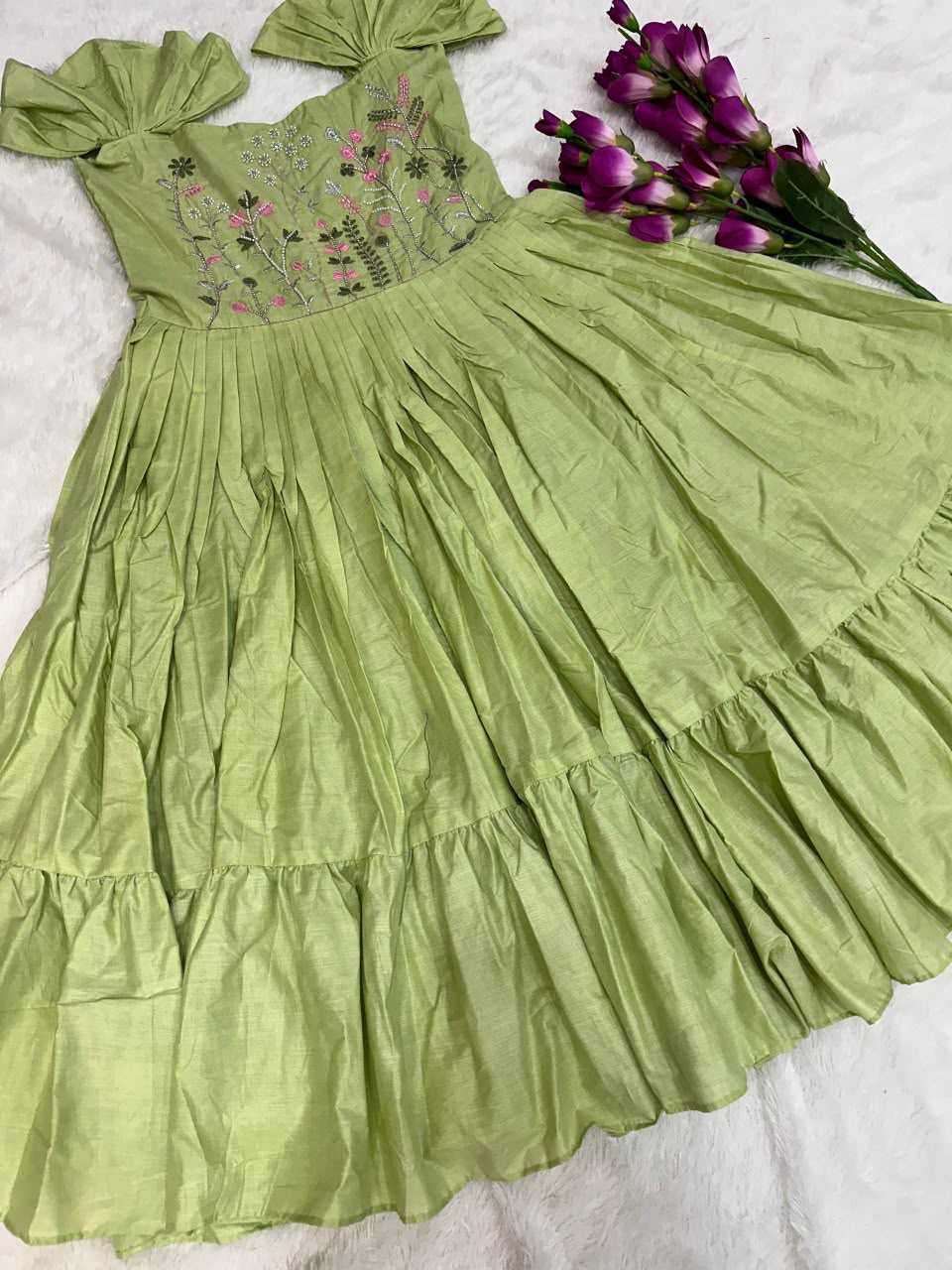 YNF Wholesale Cotton Fancy Gowns  | Surat Manufacturer