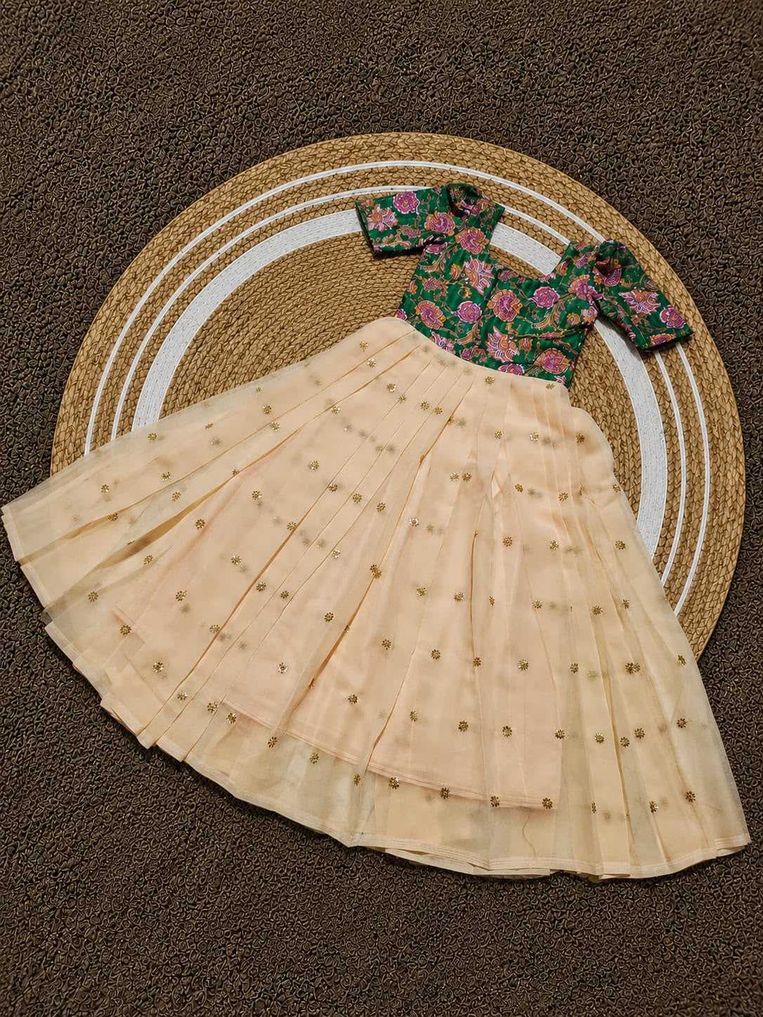 YNF Wholesale Pure Silk Mother Daughter Matching Gowns  | Surat Manufacturer