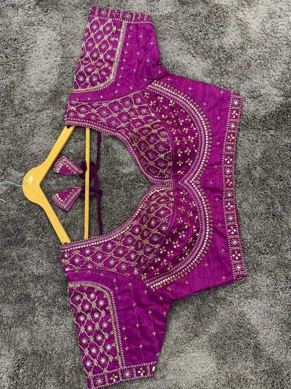 YNF Wholesale Pure Silk Blouse  | Surat Manufacturer