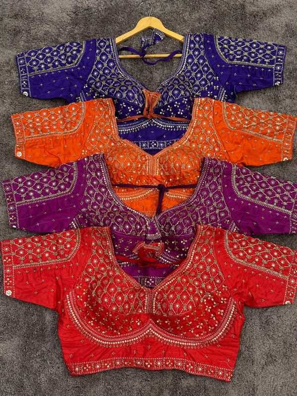 YNF Wholesale Pure Silk Blouse  | Surat Manufacturer