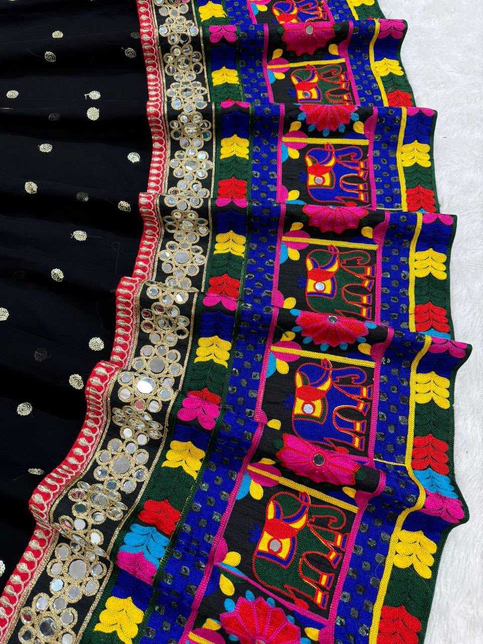 YNF Wholesale Faux Georgette Embroidered Lehenga  | Surat Manufacturer