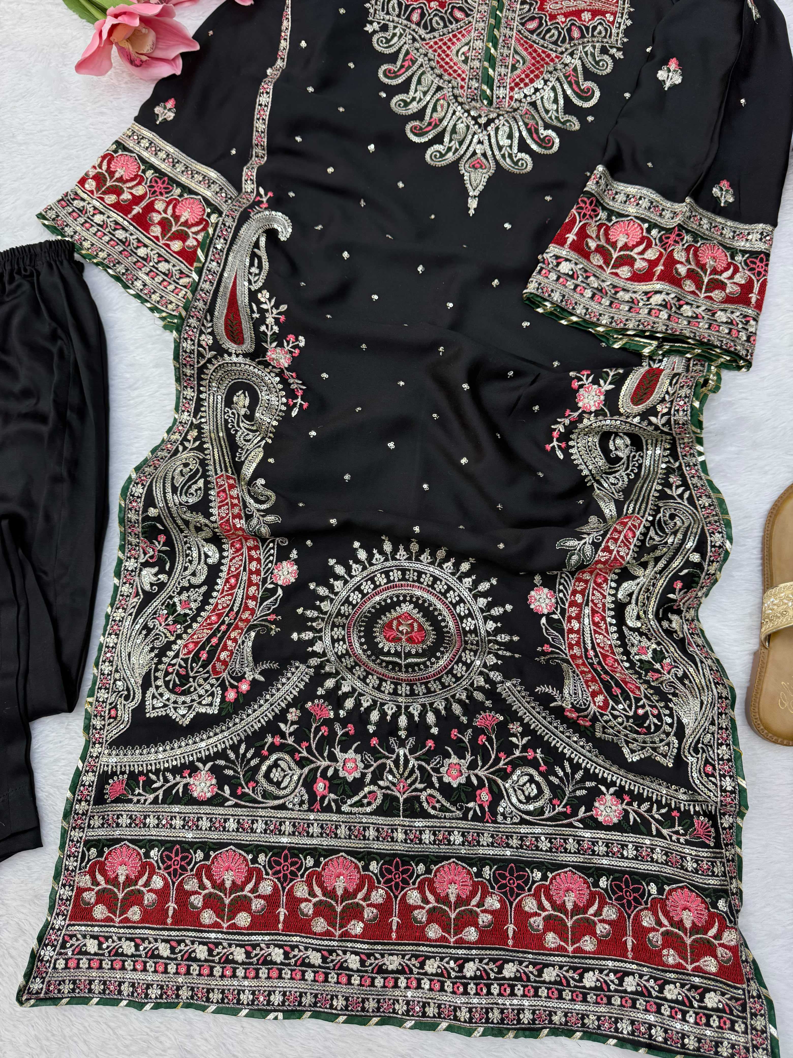 YNF Wholesale Cotton Kashmiri Suits RIN162 6064 | Surat Manufacturer