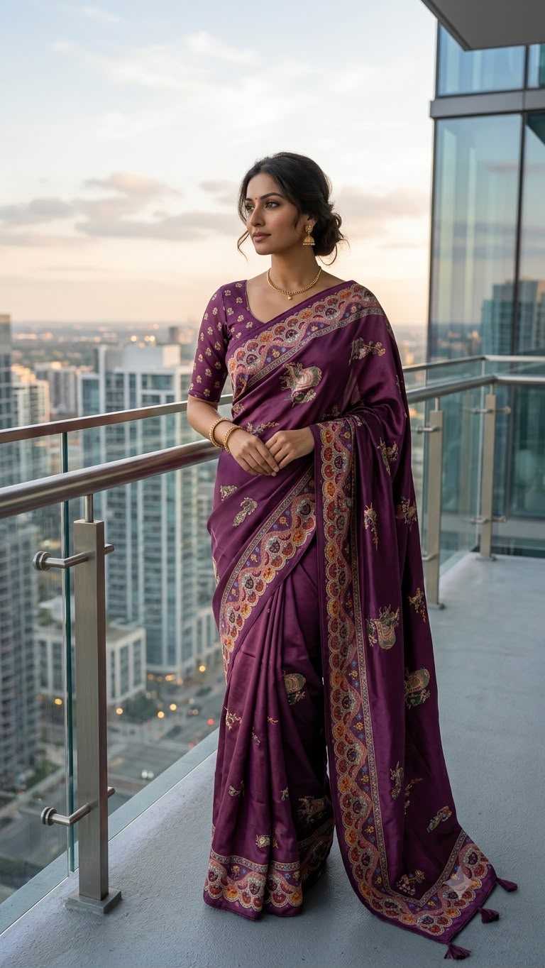 YNF Wholesale Crepe Silk Printed Silk Saree  | Surat Manufacturer