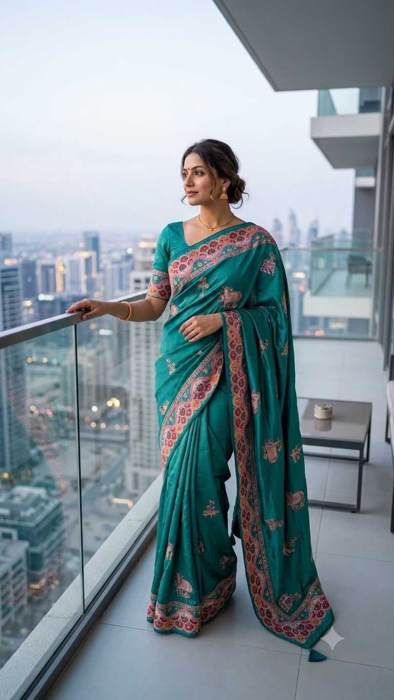 YNF Wholesale Crepe Silk Printed Silk Saree  | Surat Manufacturer