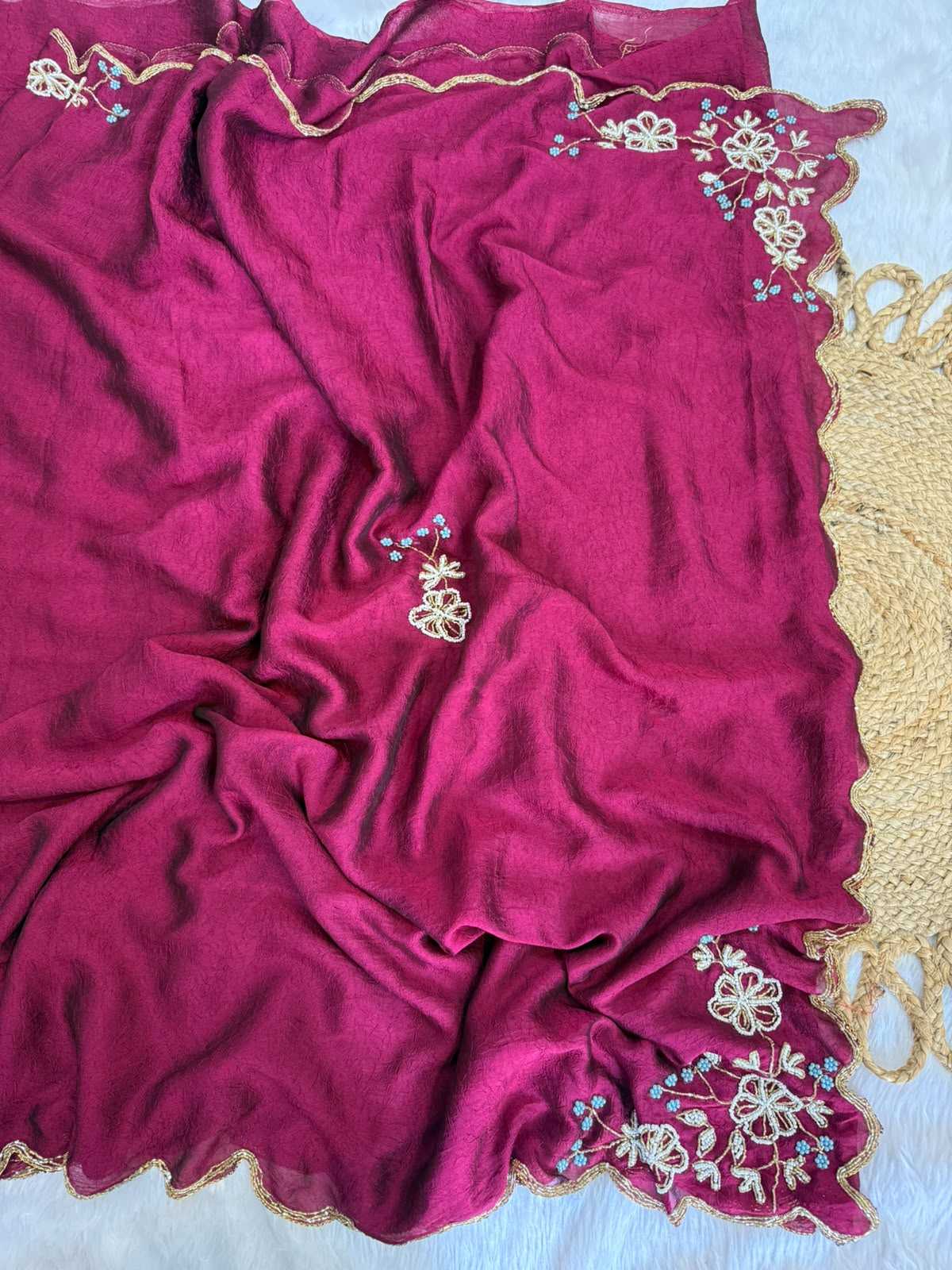 YNF Wholesale Crunchi Designer Sarees  | Surat Manufacturer