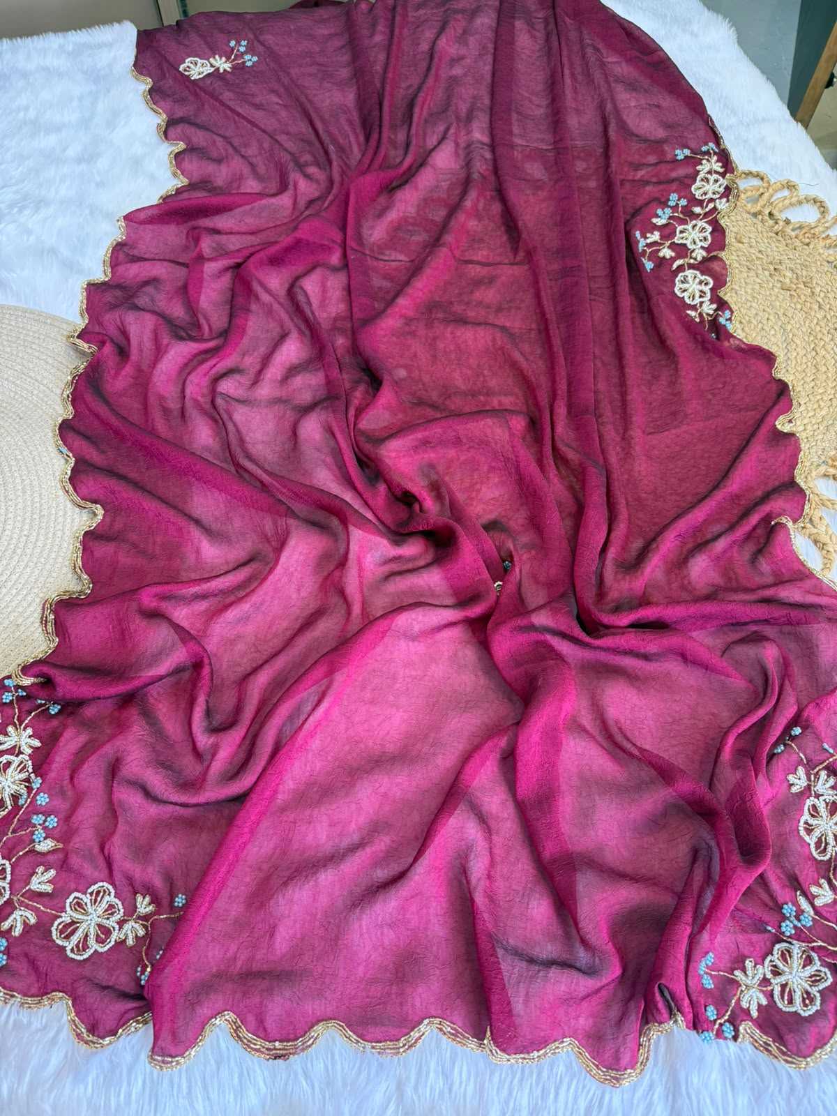 YNF Wholesale Crunchi Designer Sarees  | Surat Manufacturer