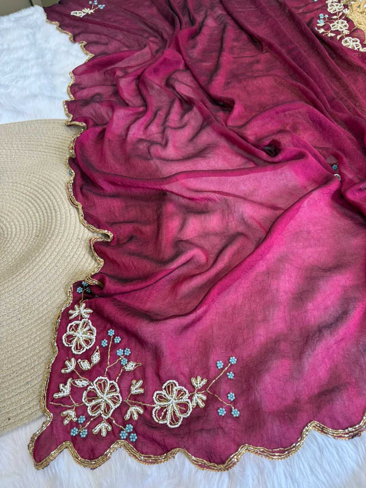 YNF Wholesale Crunchi Designer Sarees  | Surat Manufacturer