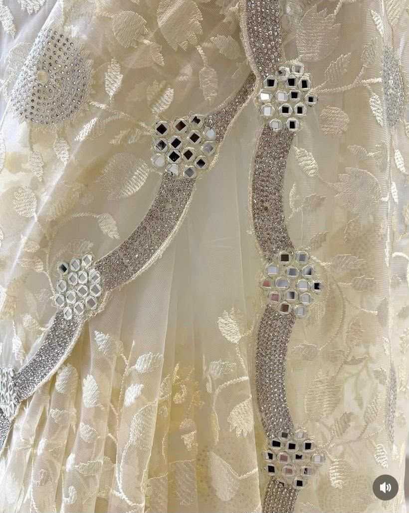 YNF Wholesale Organza Designer Sarees  | Surat Manufacturer