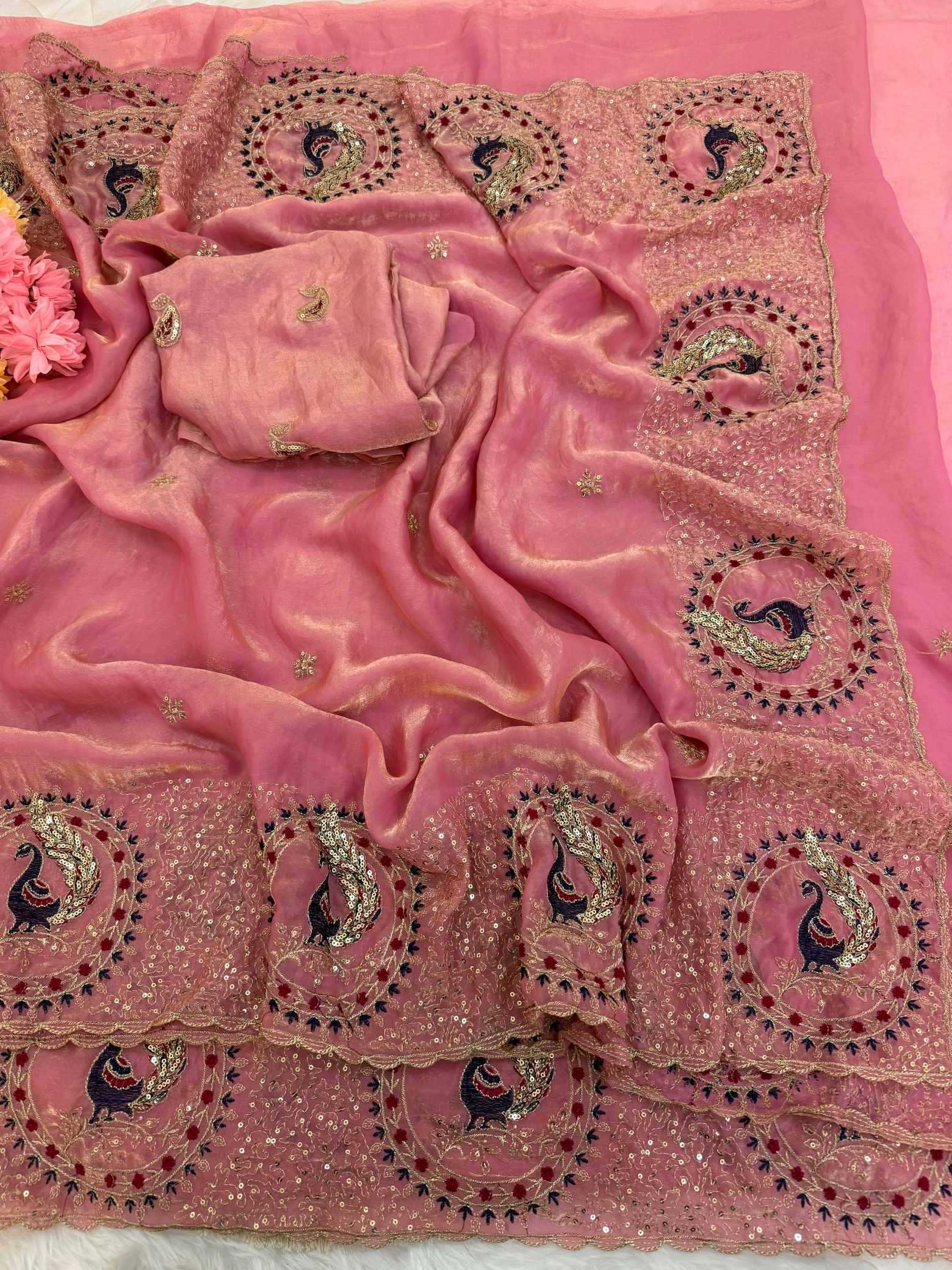 YNF Wholesale Satin Designer Sarees  | Surat Manufacturer