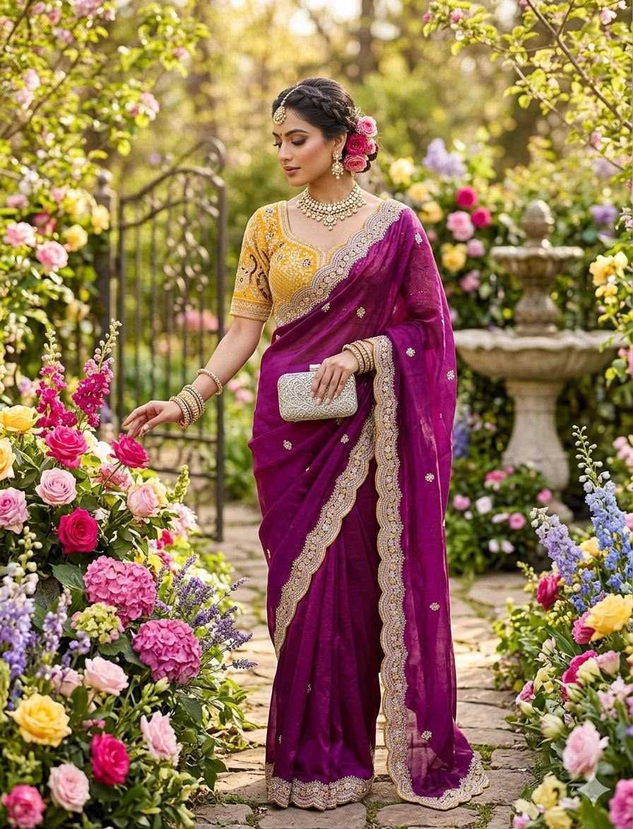 YNF Wholesale Space Silk Designer Silk Sarees  | Surat Manufacturer