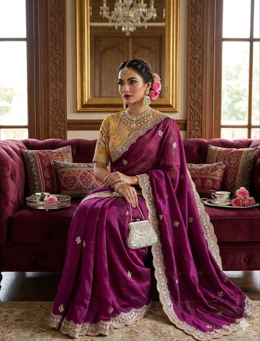 YNF Wholesale Space Silk Designer Silk Sarees  | Surat Manufacturer