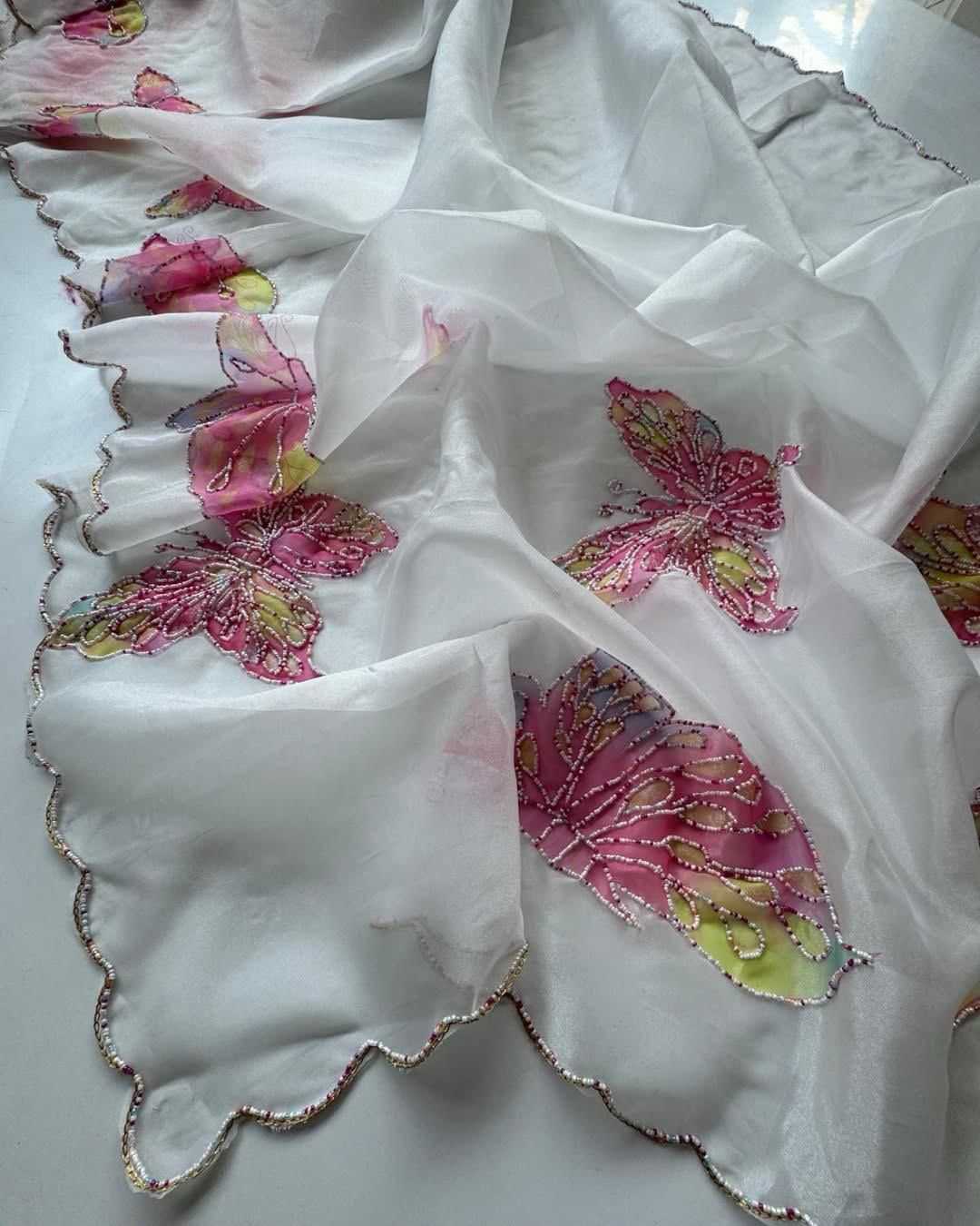 YNF Wholesale Organza Organza Sarees  | Surat Manufacturer