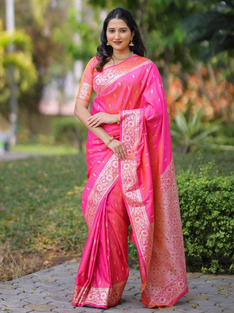 YNF Wholesale Banarasi Soft Silk Banarasi Silk Sarees  | Surat Manufacturer