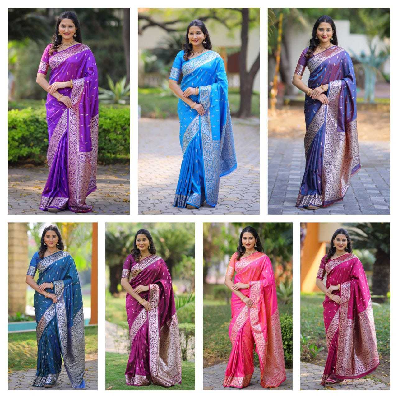 YNF Wholesale Banarasi Soft Silk Banarasi Silk Sarees  | Surat Manufacturer