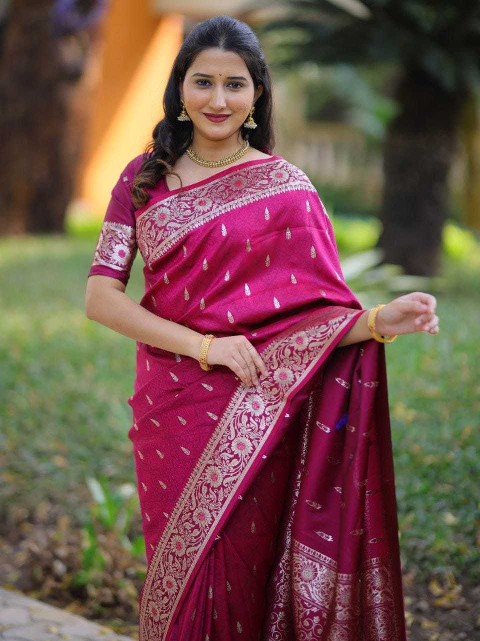 YNF Wholesale Banarasi Soft Silk Banarasi Silk Sarees  | Surat Manufacturer