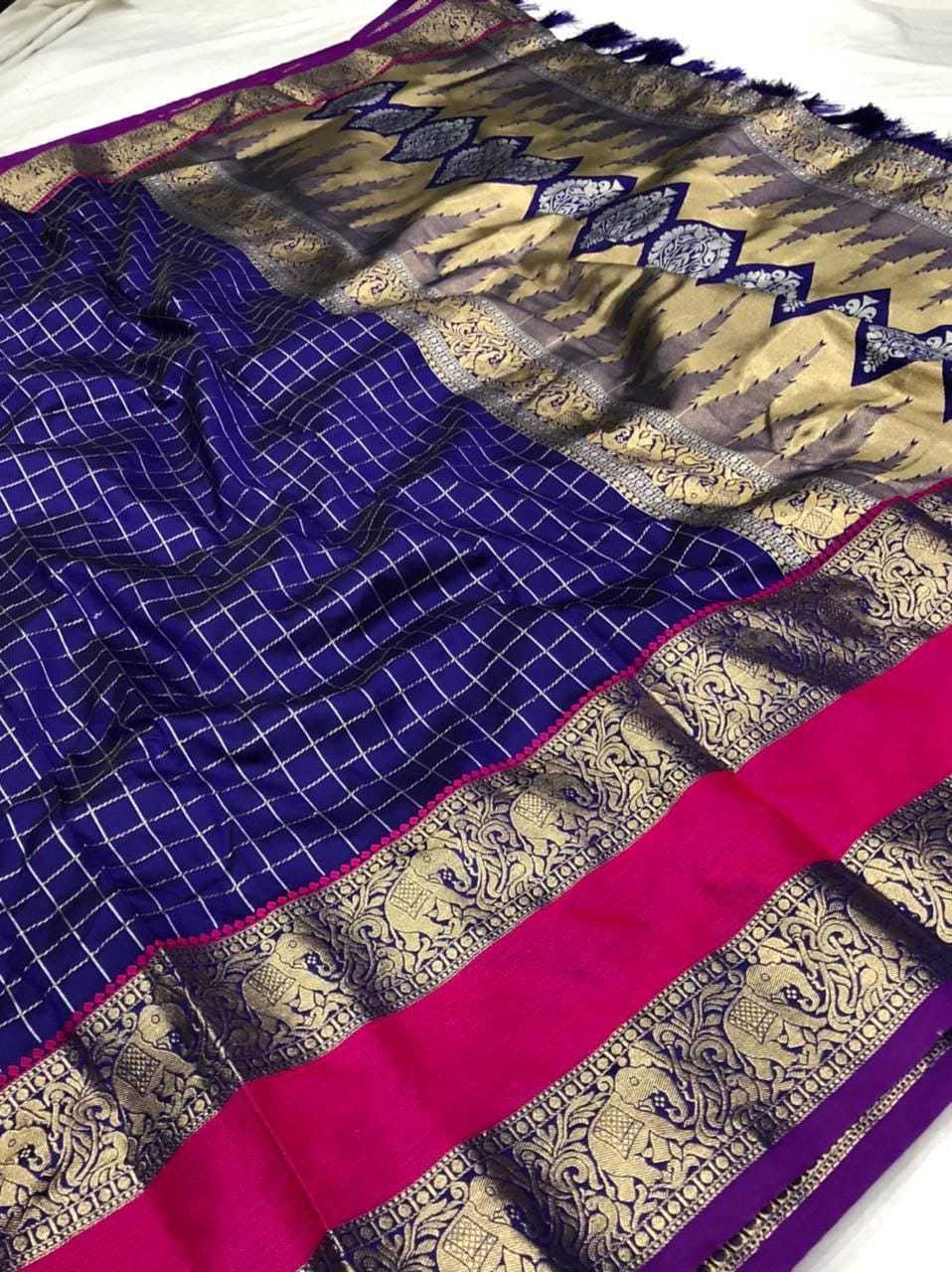 YNF Wholesale Jacquard Designer Sarees  | Surat Manufacturer