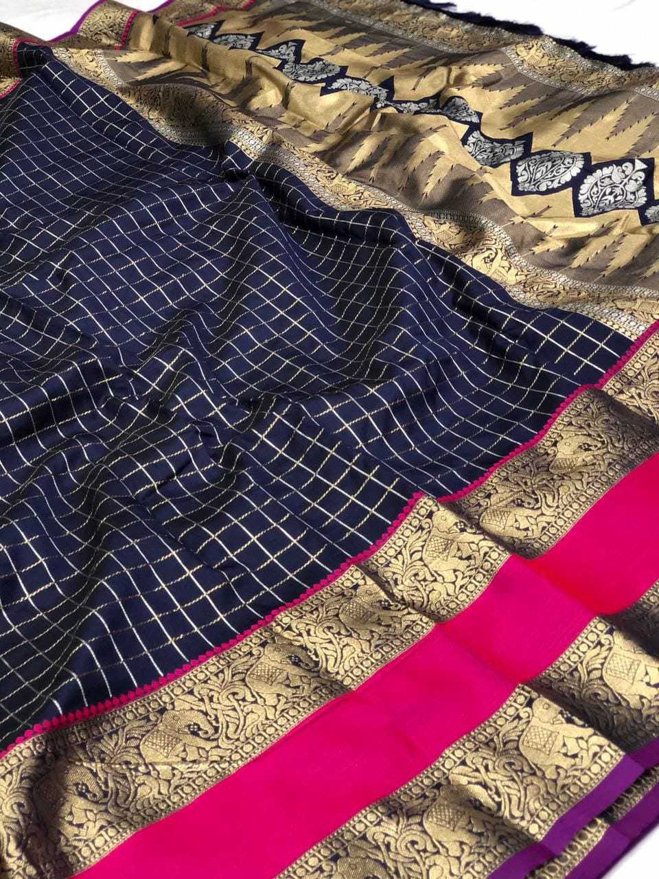 YNF Wholesale Jacquard Designer Sarees  | Surat Manufacturer