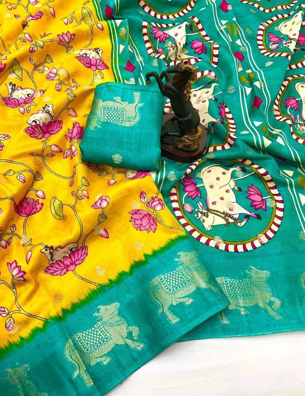 YNF Wholesale Space Silk Printed Sarees  | Surat Manufacturer