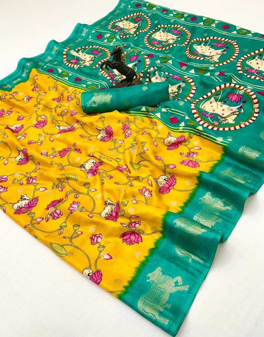 YNF Wholesale Space Silk Printed Sarees  | Surat Manufacturer
