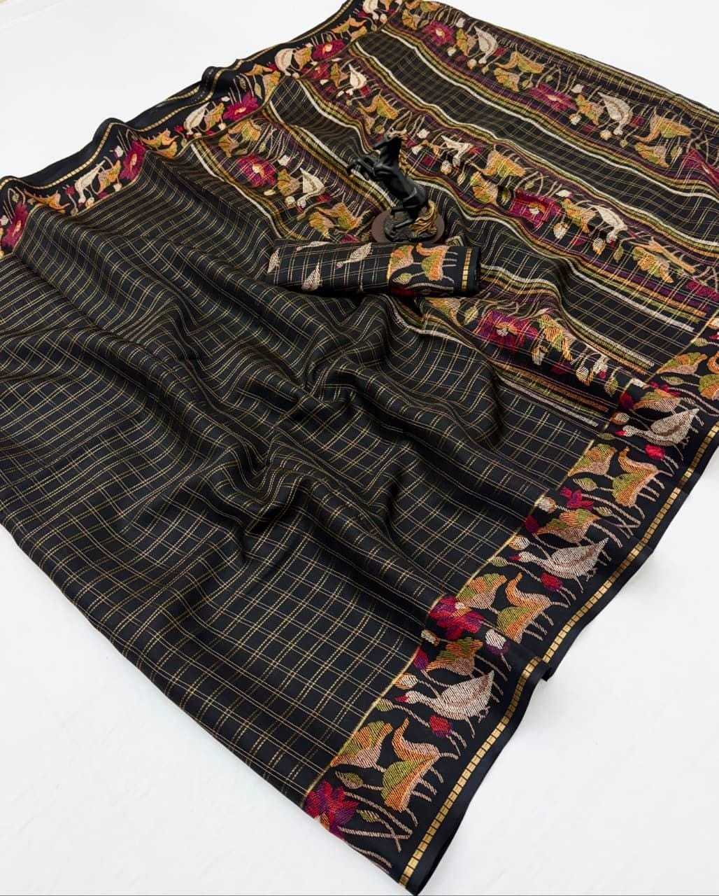 YNF Wholesale Space Silk Kalamkari Sarees  | Surat Manufacturer