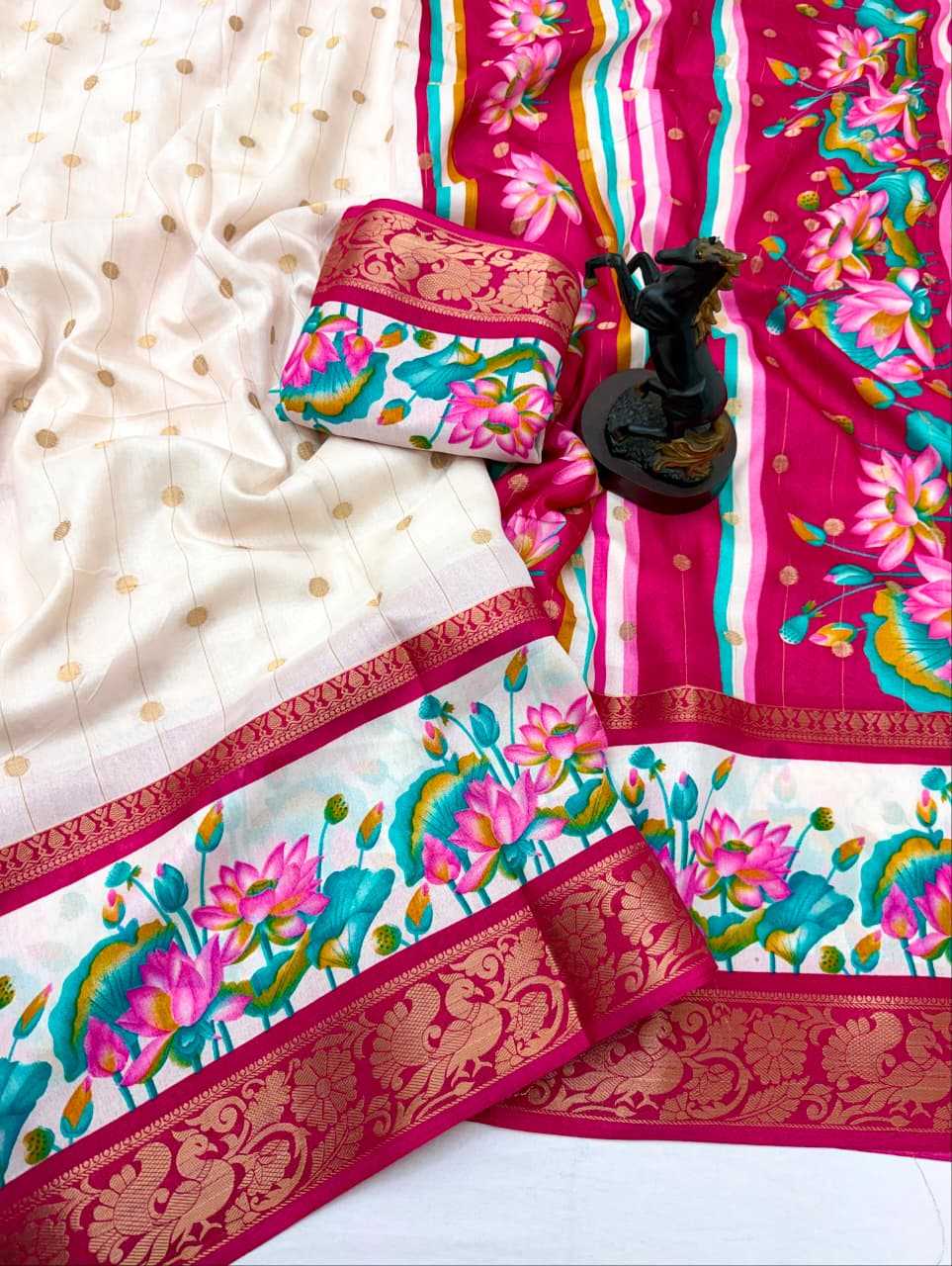 YNF Wholesale Dola Silk Kalamkari Sarees  | Surat Manufacturer