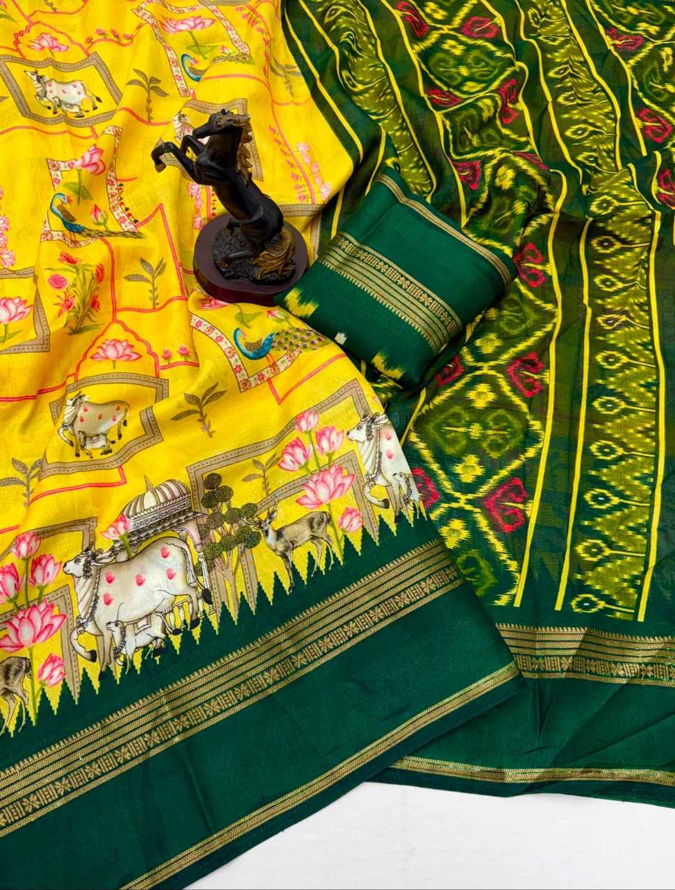 YNF Wholesale Dola Silk Kalamkari Sarees  | Surat Manufacturer