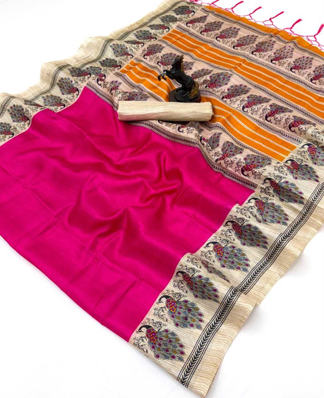 YNF Wholesale Khadi Cotton Printed Sarees  | Surat Manufacturer