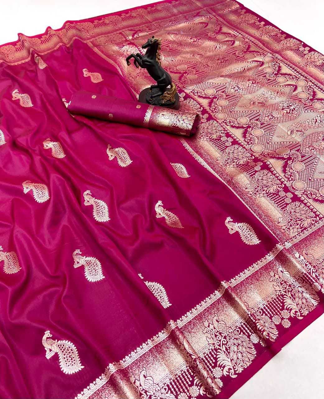 YNF Wholesale Banarasi Soft Silk Banarasi Silk Sarees  | Surat Manufacturer