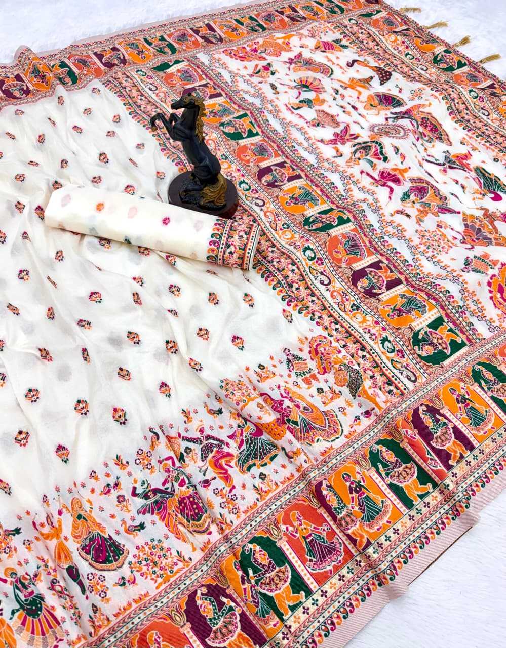 YNF Wholesale Pashmina Designer Sarees  | Surat Manufacturer
