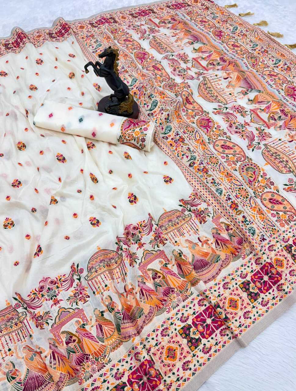 YNF Wholesale Pashmina Designer Sarees  | Surat Manufacturer